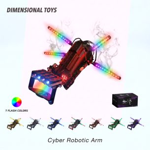 Dimensional Toys Cyberpunk-inspired LED Genos Robotic Arm